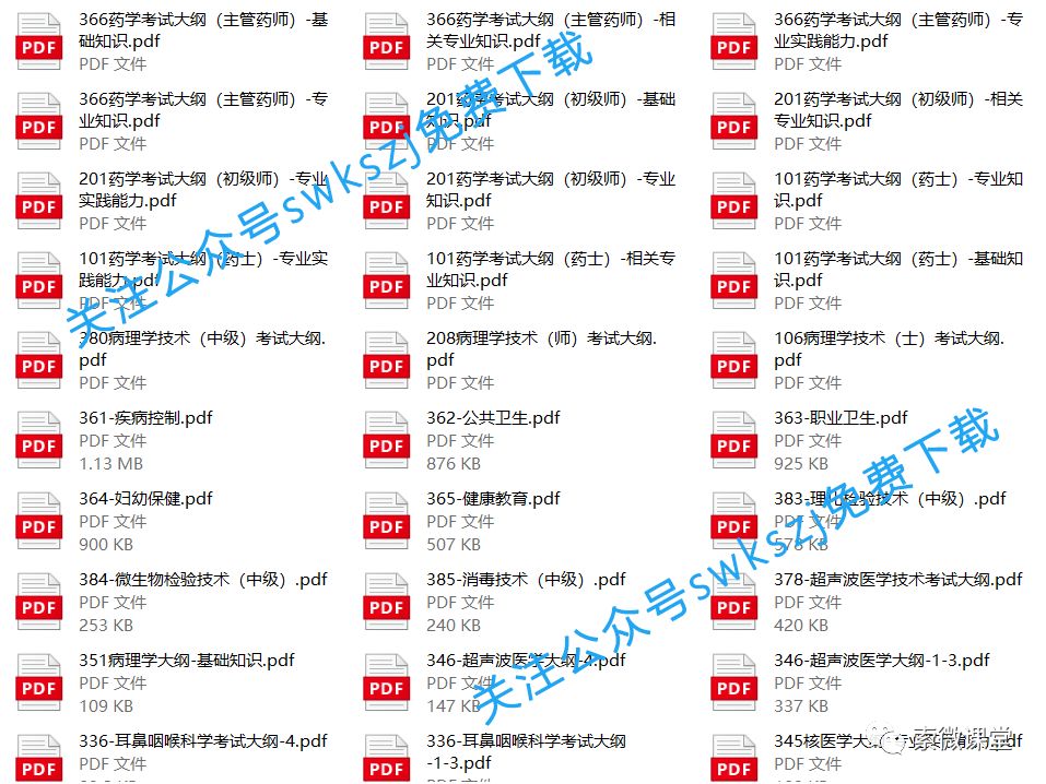 2020年度卫生专业技术考试大纲免费下载(图3)